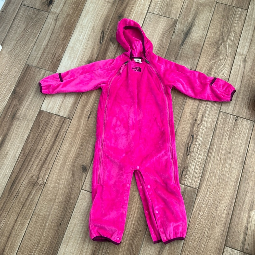 Northface fleece bunting 18-24 months